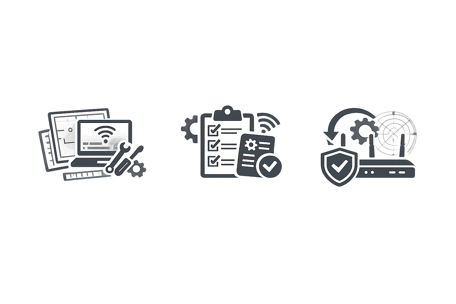 Wi-Fi configuration and change management illustration